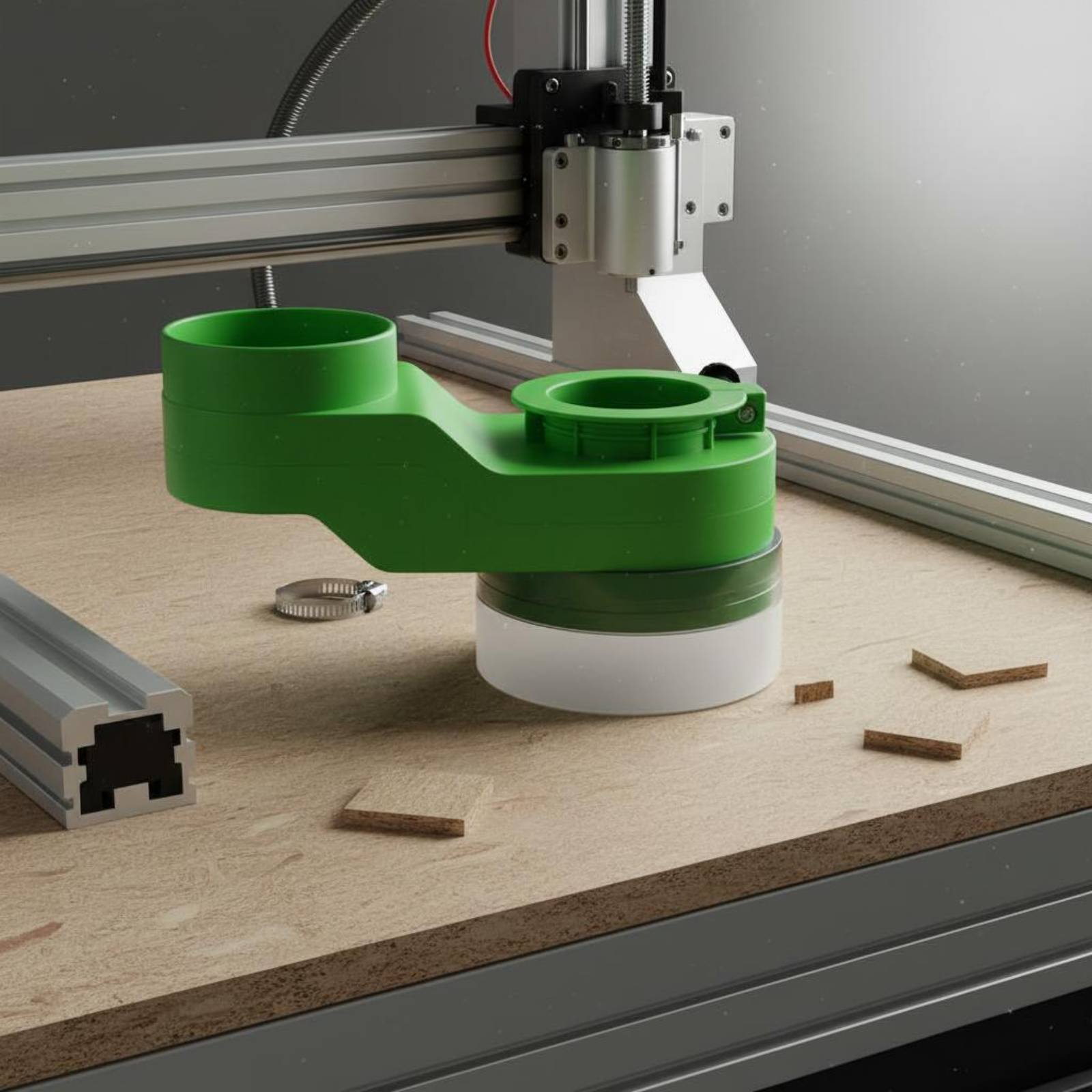 Workshop Cutting Tools - Copertura Antipolvere per Mandrino, Cappa Antipolvere