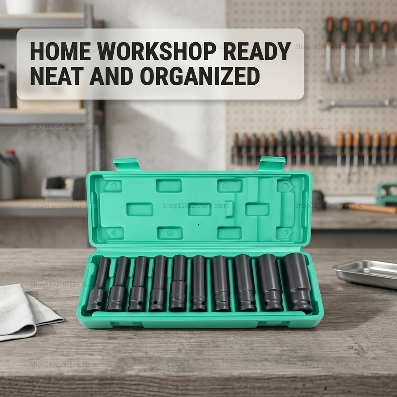 Car Workshop Tools Kit - Set di 10 Chiavi a Bussola