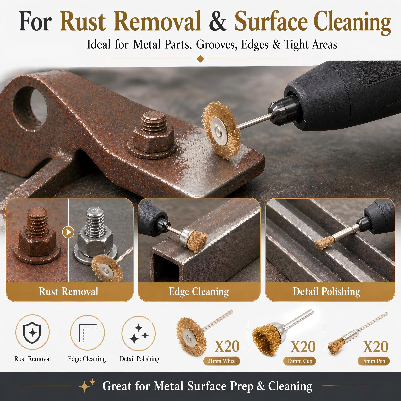 Set di 60 Spazzole in Ottone p - Tools Jewelry Making recensione e prezzo