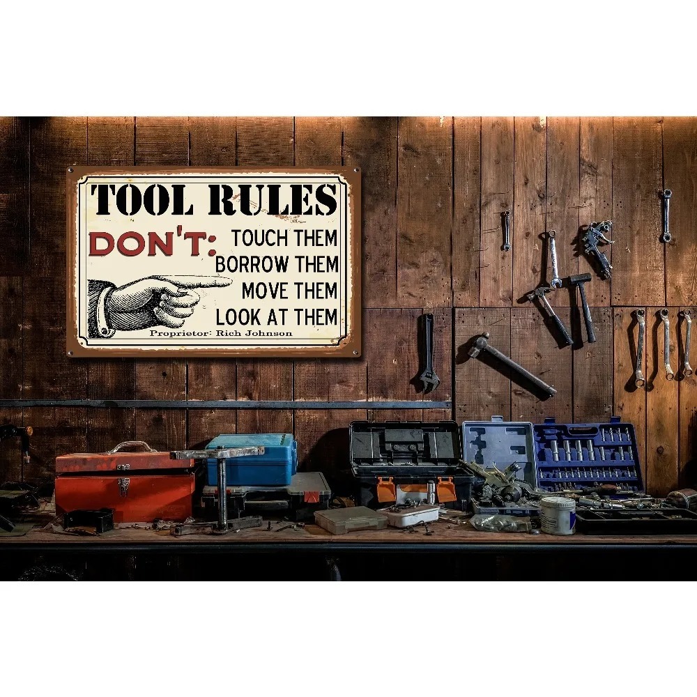 CIFbuy Targa Metallica 2D Pers - Workshop Tools With Name recensione e prezzo