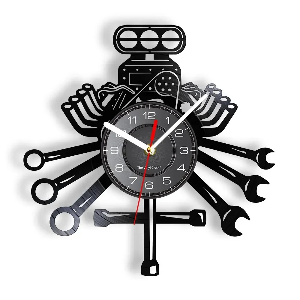 Orologio da Parete in Vinile c - Tools In Engine Room Workshop recensione e prezzo