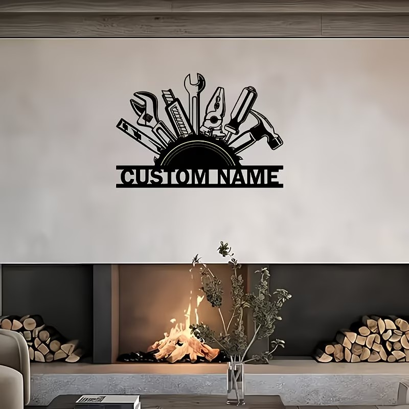 Decorazione Murale in Metallo  - Workshop Tools With Name recensione e prezzo